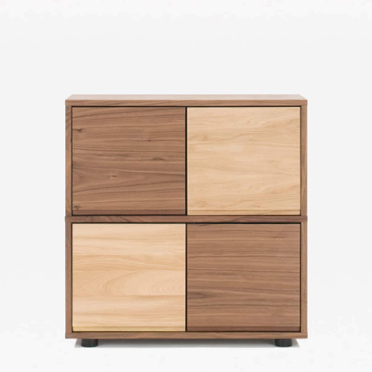 無印良品　基本のスタッキングキャビネットと引出しウォールナット 廃盤美品 無印良品 基本のスタッキングキャビネットと引出しウォールナット 廃盤